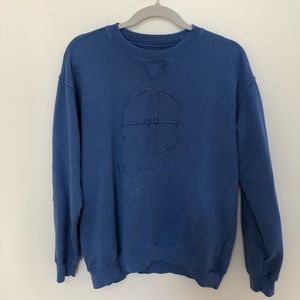 Anine Bing Vintage Blue Sweatshirt, Small